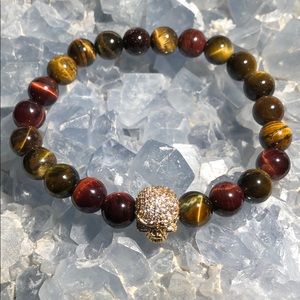 NEW 🚻 Natural Gemstone Tigers Eye Bracelet